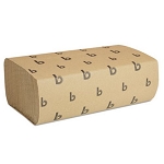 Right Choice Multifold Paper Towels, Natural Fiber 16/250, 9 1/2