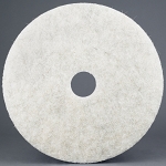 Natural Blend White Light -                 Duty Burnishing Floor Pad
