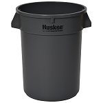 Huskee™ Round Receptacle 32 gal. Grey