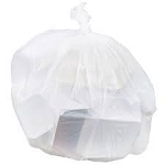 Liner 33 x 39 - White - .9ml Flat - 150/cs